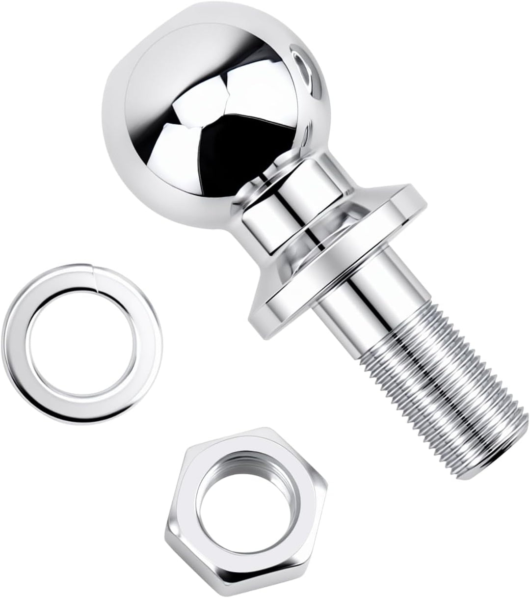2 Stück Kugelkopf Anhängerkupplung 3.5T, 50mm Kugelkopfbolzen, Ø20mm Traktor Kugelkopf Anhängerkuppl
