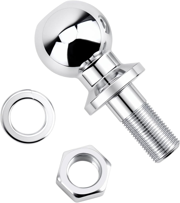 2 Stück Kugelkopf Anhängerkupplung 3.5T, 50mm Kugelkopfbolzen, Ø20mm Traktor Kugelkopf Anhängerkuppl