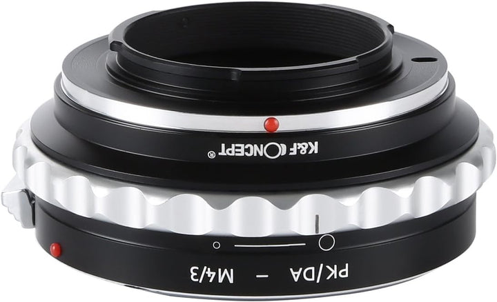 K&F Concept- Kompatibler Objektivadapter für Pentax PK/DA K PK AF DA Objektiv und Micro Four Thirds