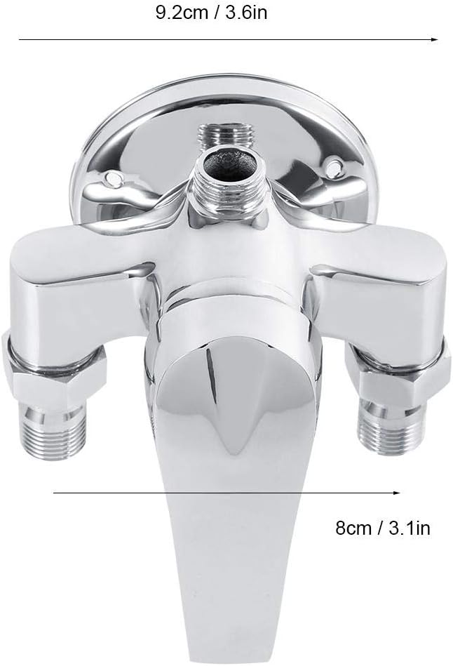 TOPINCN Wassermischer Regelventil Dusche Warm/Kalt Wasser Mischbatterie WC Badzubehör MEHRWEG VERPAC