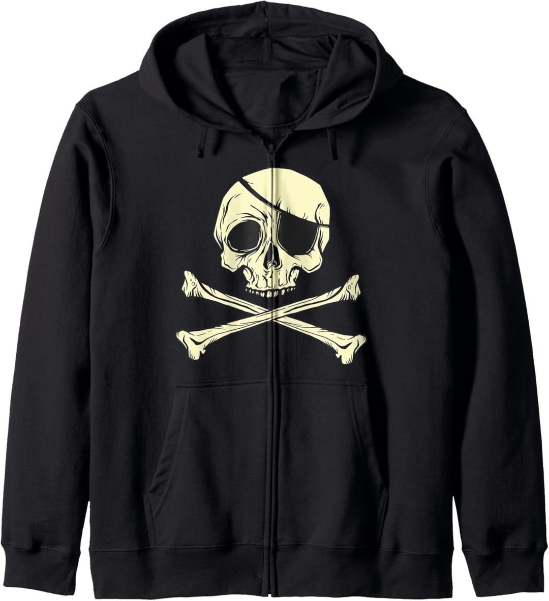 Pirat Totenkopf Kostüm Piratenkostüm Halloween Karneval Kapuzenjacke