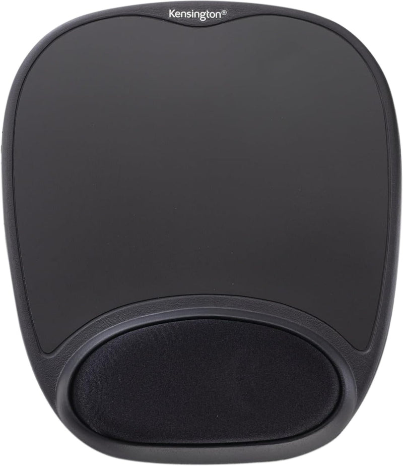 Kensington Comfort Gel-Mauspad mit Handgelenkauflage, Schwarz (K62386AM) Mauspad mit Handballenaufla