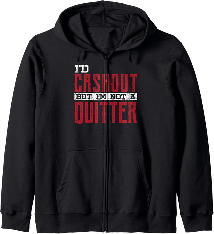 Ich bin kein Drückeberger Lustiger Geschenk-Entwurf für das Kapuzenjacke