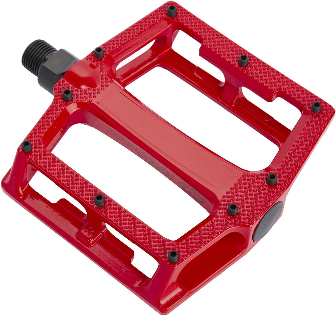 REVERSE Pedal Super Shape-3D Fahrradpedale Flatpedal Rot, Rot