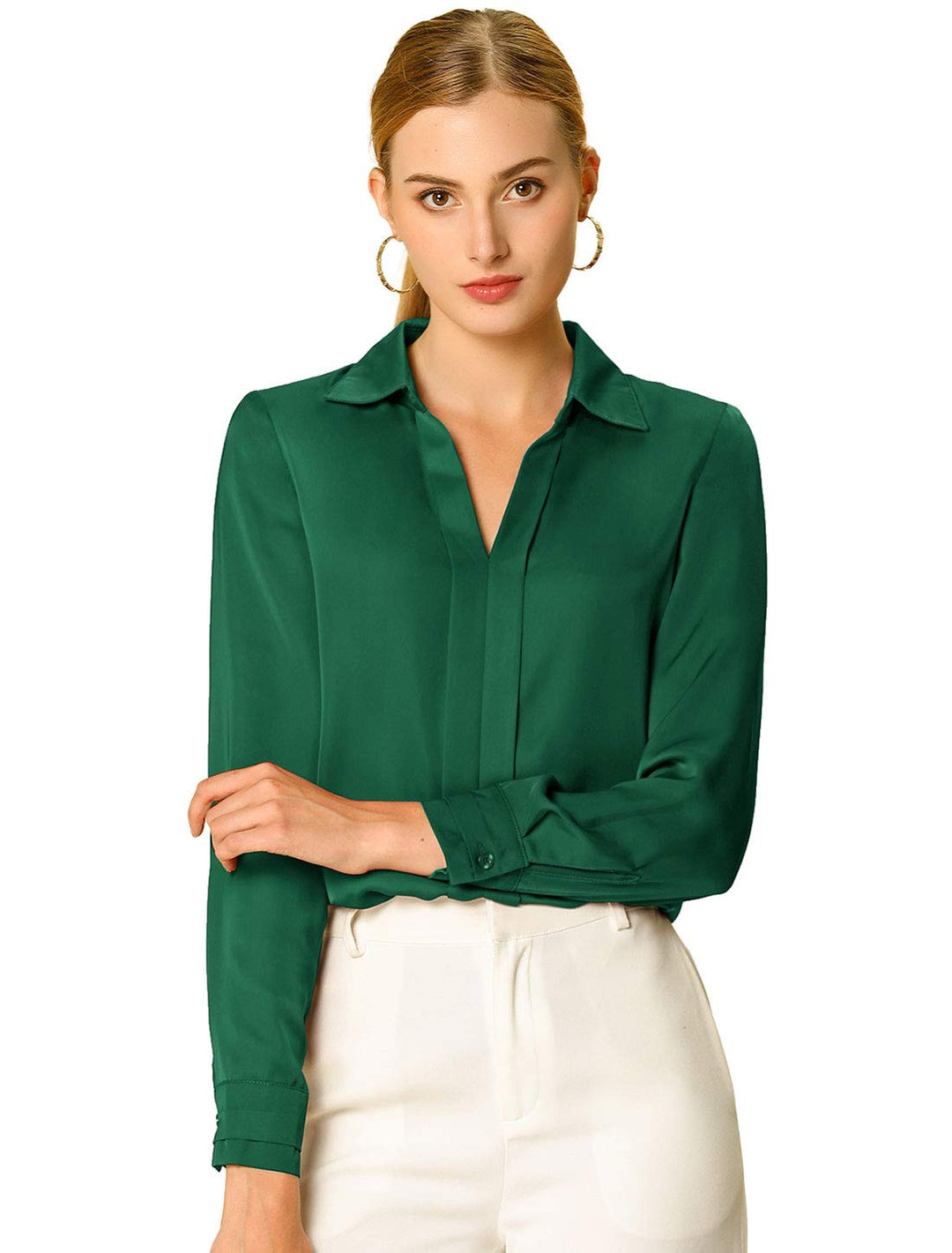 Allegra K Damen Classic Erbsenmantel M Grün, M Grün