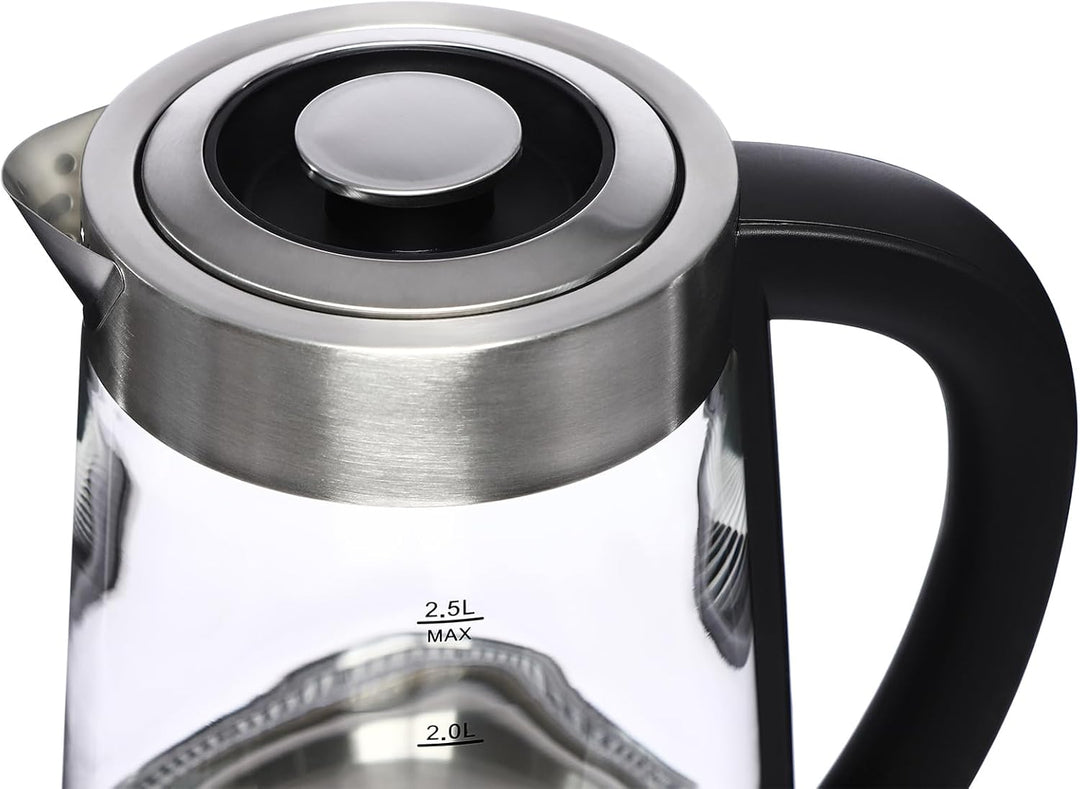 Teekocher,Elektrischer Wasserkocher,Elektrischer Wasserkocher mit Einstellbarer Temperatur,Mit Teebe