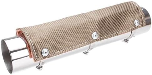 Design Engineering 010450 Titanrohr-Schild – Abgashitzeschutz, 15,2 x 3,1 m 6\" x 1&