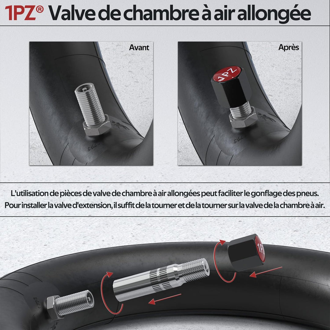 1PZ FM8-P2C 8.5 Zoll E Scooter Reifen und Schlauch 8 1/2x2 Ersatz für Xiaomi Mijia M365 Pro2 1S, 8,5