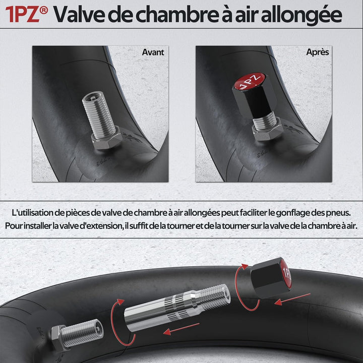 1PZ FM8-P2C 8.5 Zoll E Scooter Reifen und Schlauch 8 1/2x2 Ersatz für Xiaomi Mijia M365 Pro2 1S, 8,5