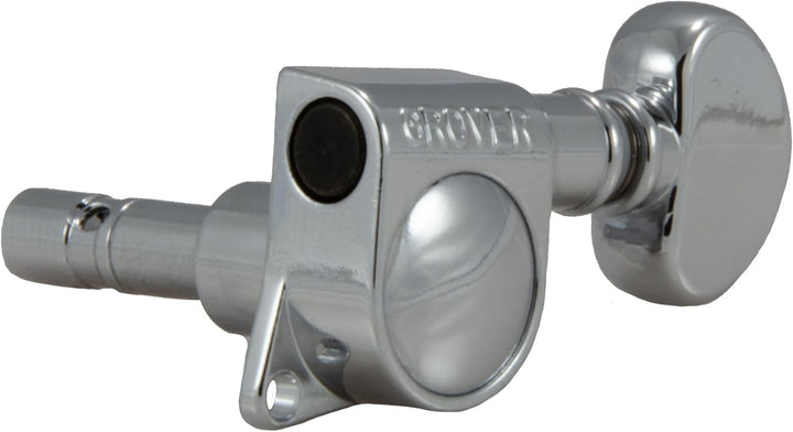 Grover 406C Rotomatic Mini-Saitenspanner, 3 pro Seite, Autoklemmmechanik, verchromt chrome, chrome