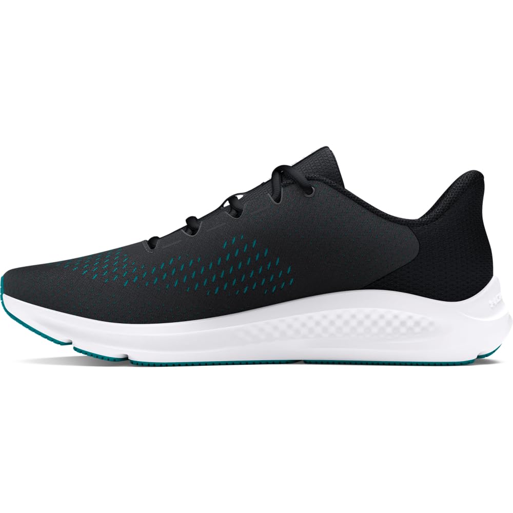 Under Armour Charged Pursuit 3 Big Logo Running Shoes Mens 42 EU Grau Anthracite Black White, 42 EU