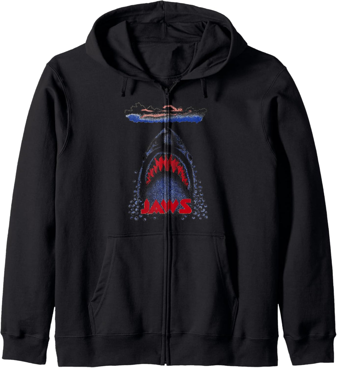 Jaws Retro Swimmer Poster Kapuzenjacke