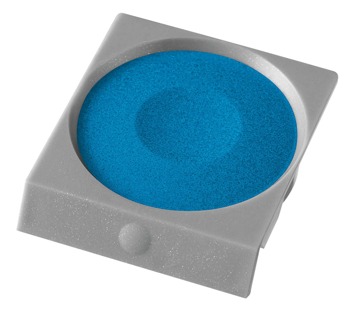 Pelikan Farbkasten Ersatzfarben, 3.5 ml, cyanblau (Ton 128) 10 Stück, passen in alle Deckfarbkästen