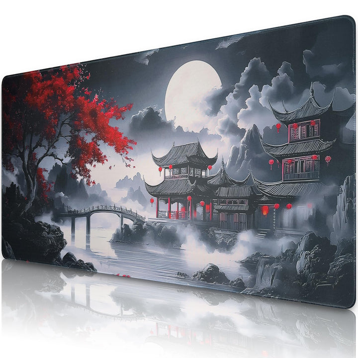 Mauspad XXL,900x400mm Gross Anime-Mauspad,Mausmatte mit Rutschfester Gummibasis,Schreibtischunterlag