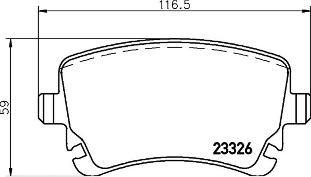 BREMBO P 85 143 Bremsbeläge
