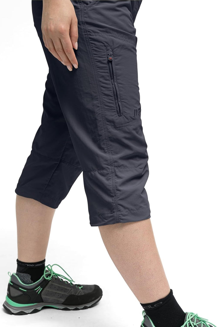 Maier Sports Damen Capri Capri Neckar 34 Schwarz, 34 Schwarz