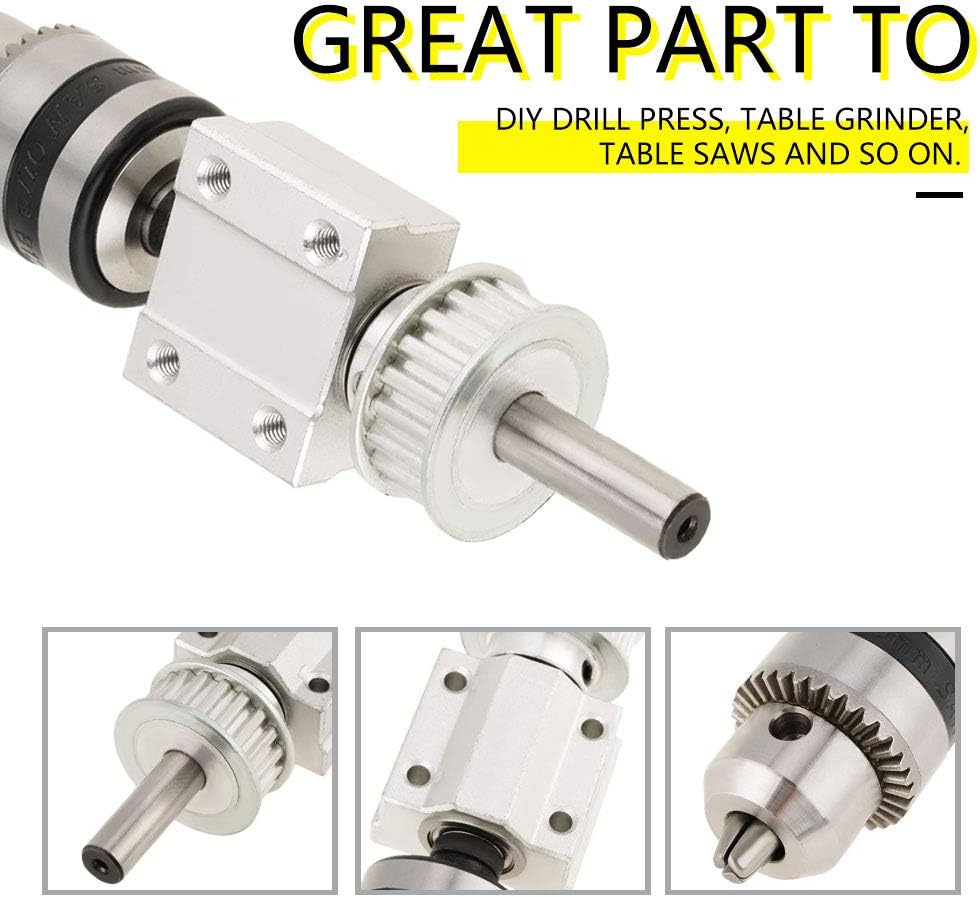 Unpowered Spindle Hochpräzise Versammlung für Tischbohrmaschine DIY Drill Press