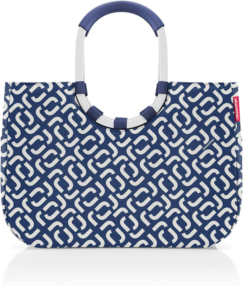 reisenthel loopshopper L frame OR4073 signature navy - Einkaufstasche mit 25l Volumen - wasserabweis