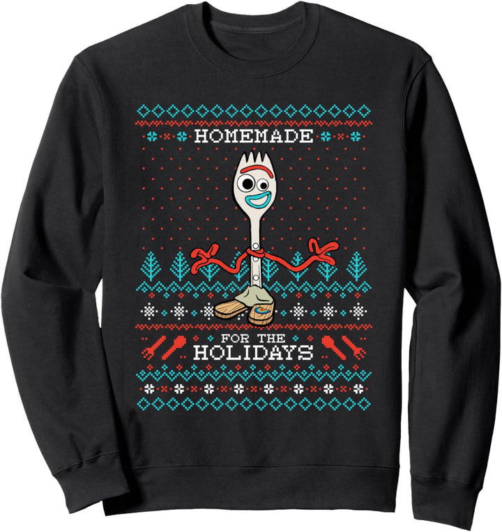 Disney PIXAR Toy Story 4 Forky Holiday Sweater Sweatshirt