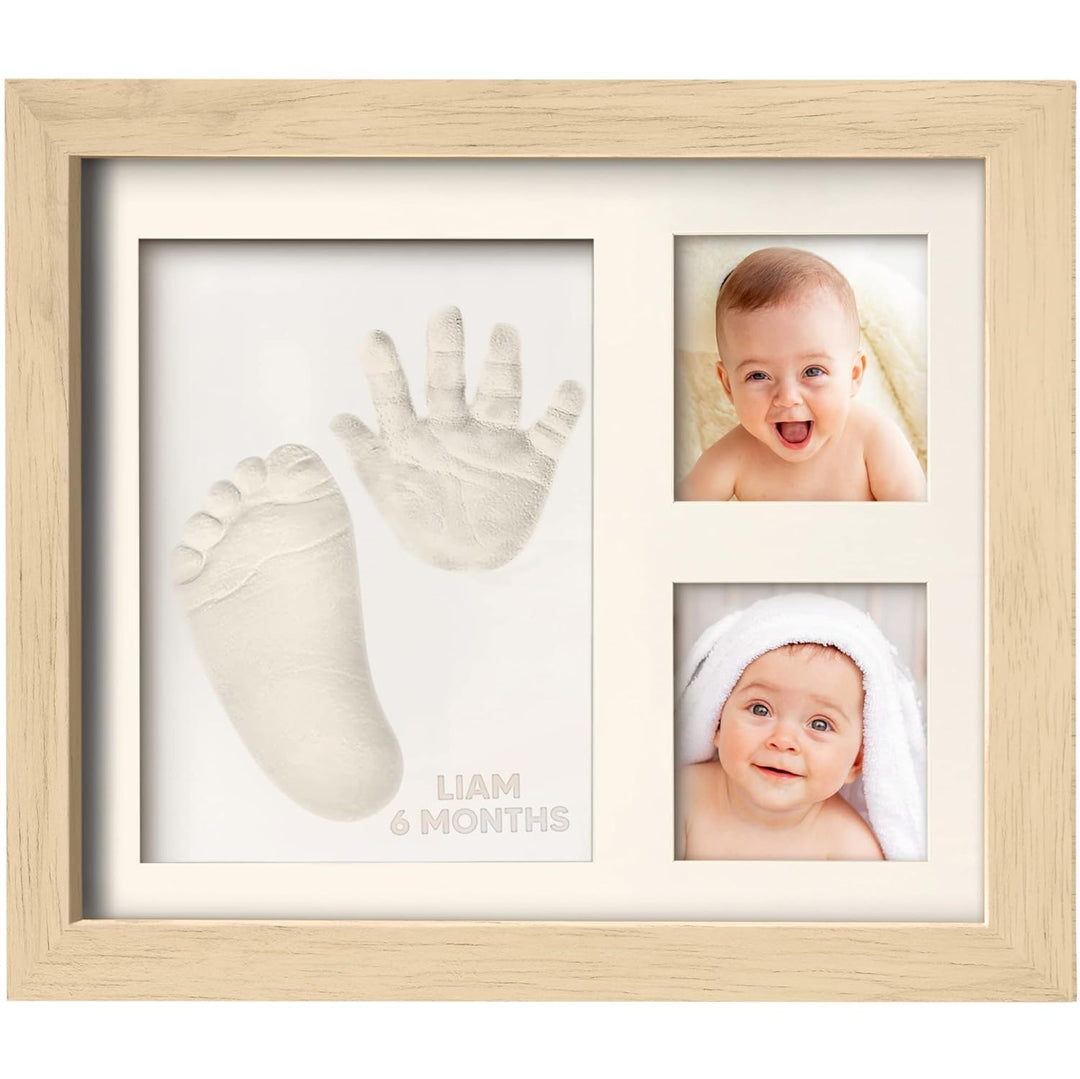 Baby Handabdruck und Fussabdruck Set - Gipsabdruck Baby Hand und Fuss für Neugeborene - Handabdruck