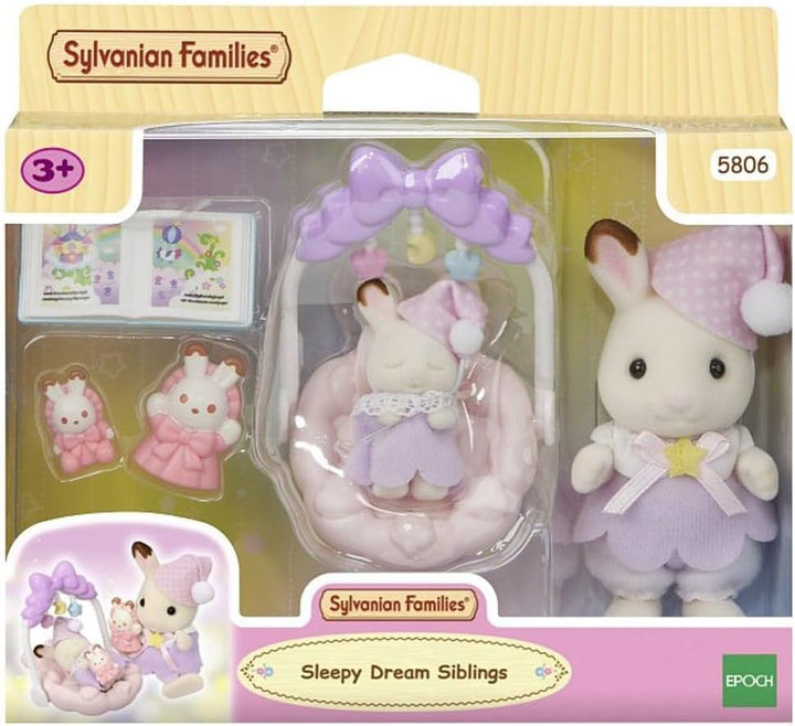 Sylvanian Families 5806 Schokoladenhasen Träumsüss Set, Spielset mit Tierfigur, Mit süssen Mäusefigu