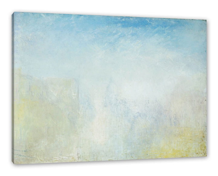 William Turner - Venice with the Salute als Leinwandbild / Grösse: 100x70 cm / Wandbild / Kunstdruck