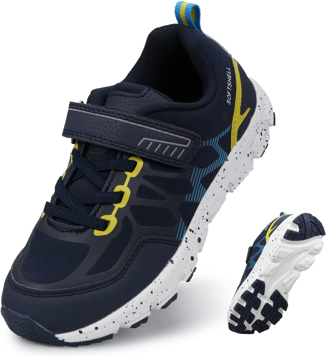 UOVO Turnschuhe Jungen Sneakers Kinder Sportschuhe Laufschuhe 30-38 34 EU Blau Weiss, 34 EU Blau Wei