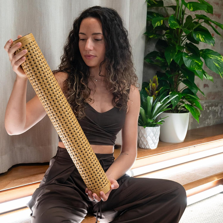 Sonic Energy Kunststoff Rattan Regenstab – 61 cm – Klangeffekt Instrument – Für Meditation, Yoga, Ki