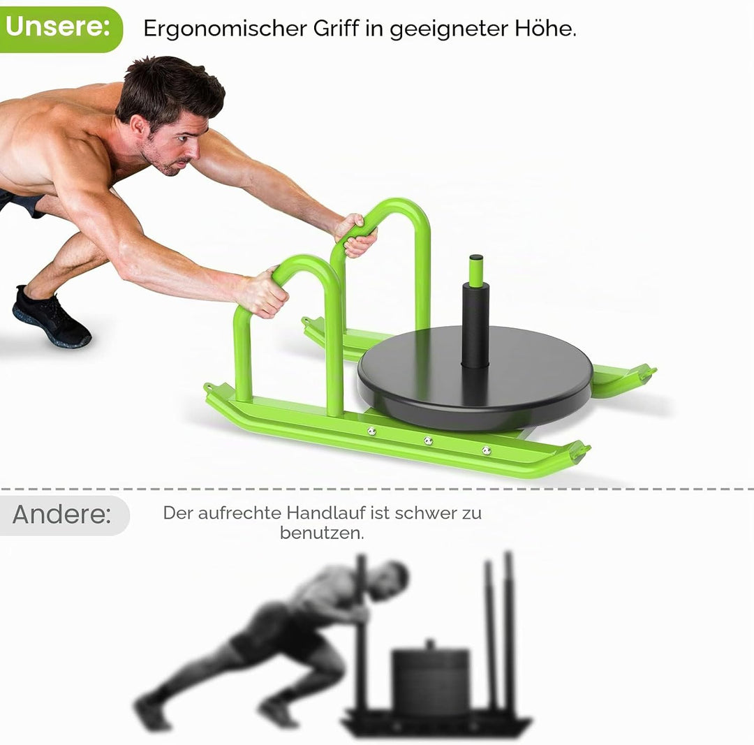 Kipika Gewichtsschlitten, Workout Schlitten, Fitness Krafttraining Schlitten, Speed Training Schlitt
