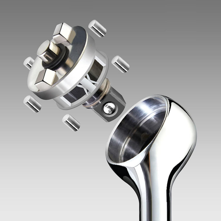 Zero Degree®, 1/4 Antrieb getriebellose Ratsche mit Steckschlüssel-Schnellverschluss, 38150 1/4" Dri