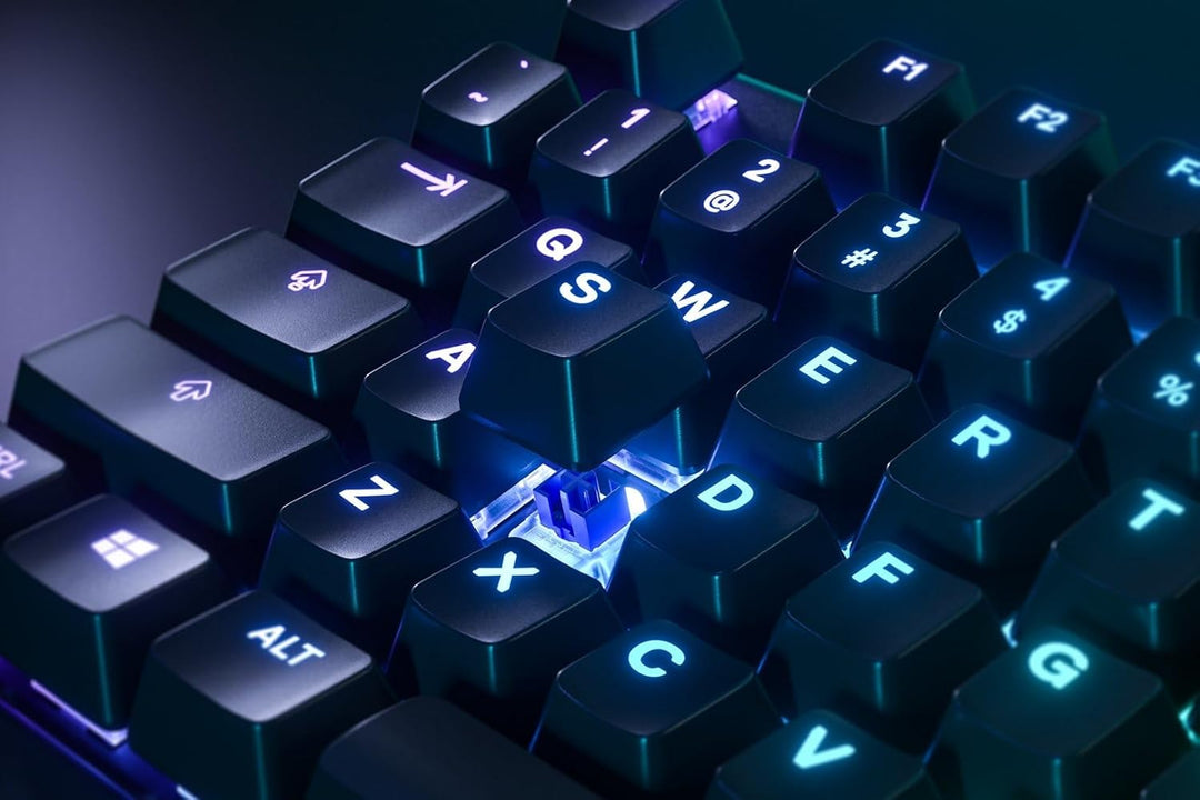 SteelSeries Apex 5 - Hybrid-Mechanische Gaming Tastatur - Tastenweise RGB-Beleuchtung - Oled Smart-D