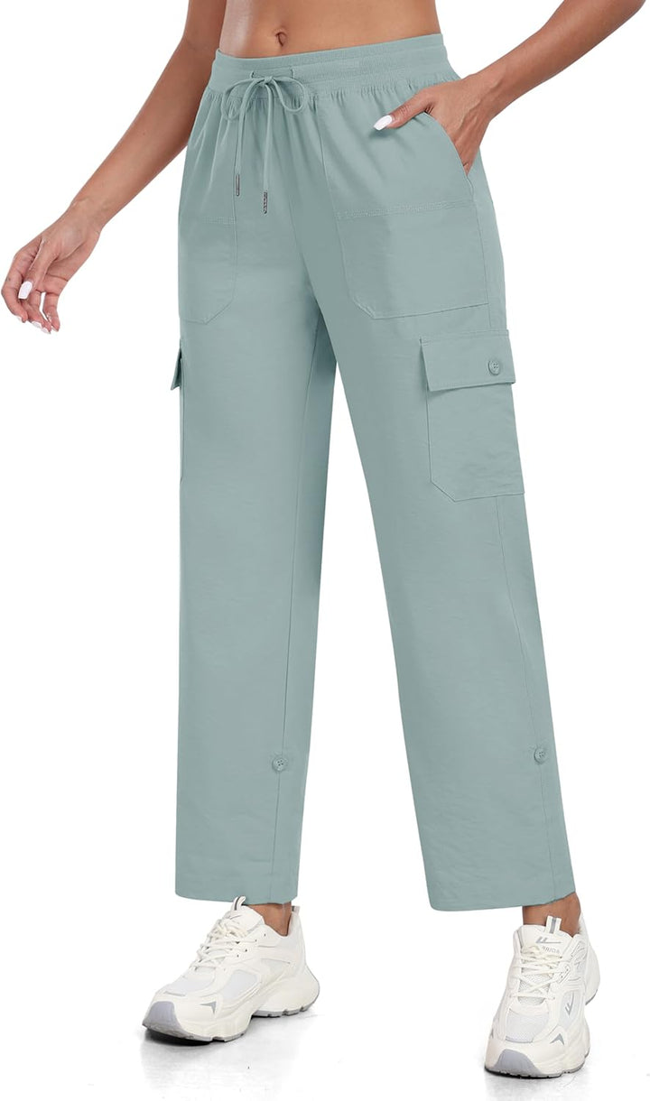 JINSHI Hosen Damen Cargohose Wanderhose Leichte Jogginghose Freizeithose Funktionshose Outdoorhose m