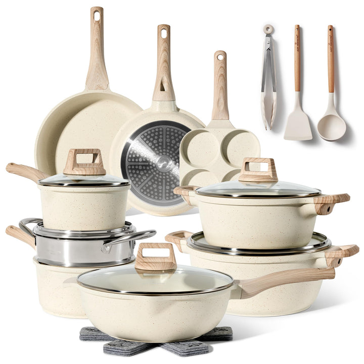 JUST PERFECTO Induktions Töpfe Set - Pfannenset mit deckel - Induktions Töpfe Set - töpfe & pfannen