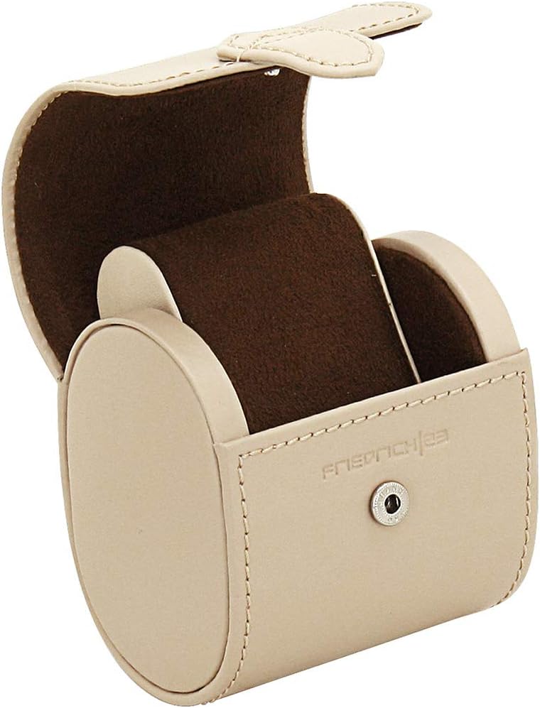 FrIEDrICH/23 Friedrich23 Uhrenetui - Uhrenrolle Cordoba aus Echtleder in beige – Platz für 1 Uhr – D