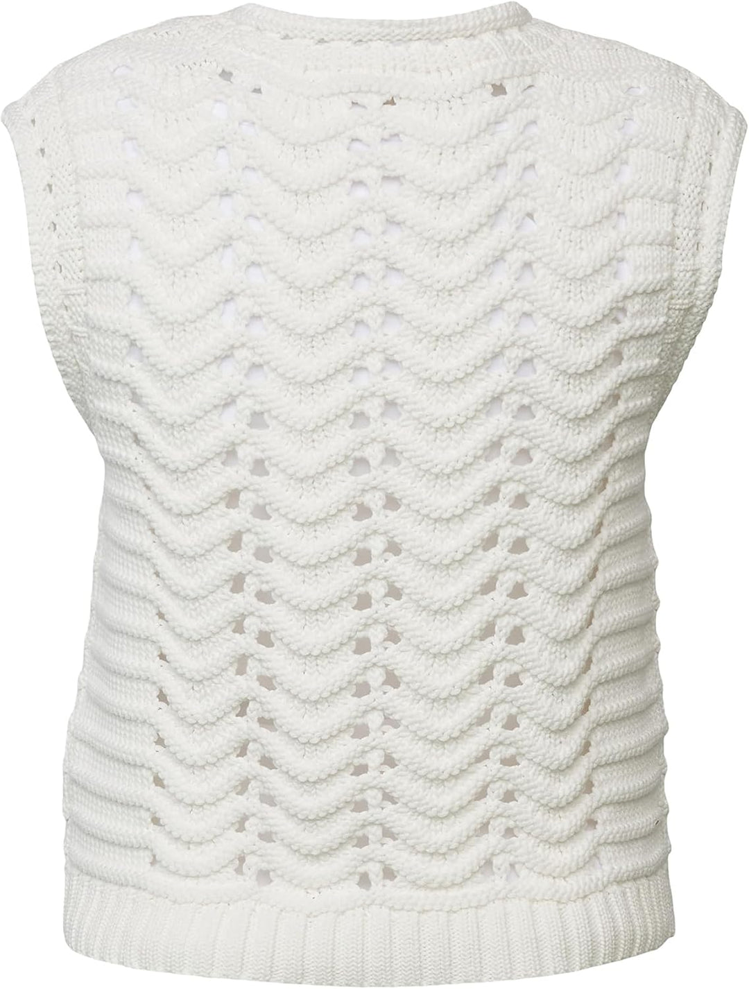 ESPRIT Damen 033ee1i309 Pullover L 110/Off White, L 110/Off White