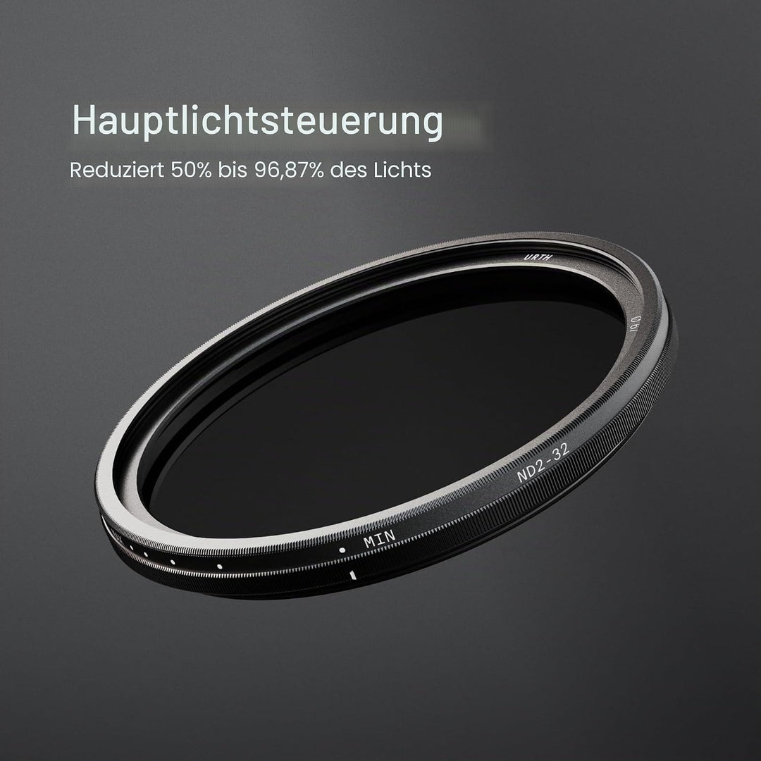 Urth 67 mm Variabler Graufilter ND2-32 (1-5 Stop) ND Filter (Plus+) 67mm, 67mm
