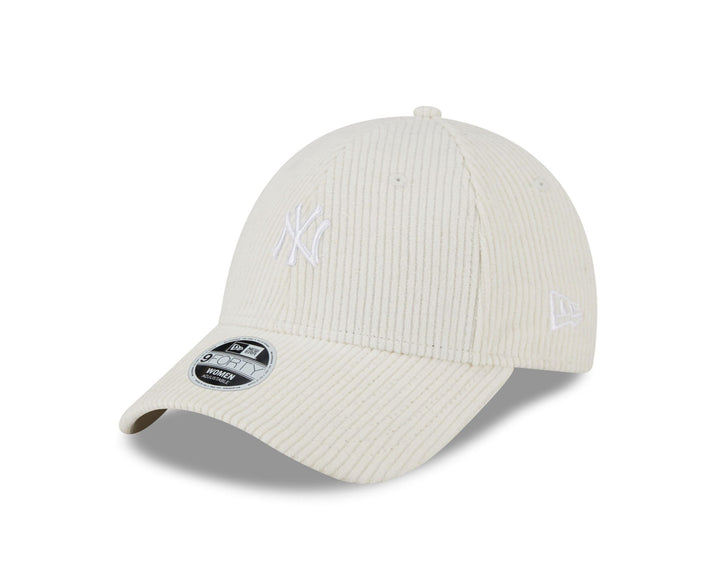 New Era New York Yankees MLB Cord Off-White 9Forty Adjustable Women Cap 940Women-Yankees-Off-White-#