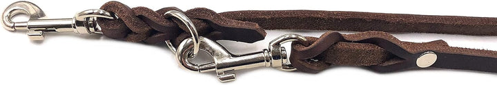 Hundeleine Fettleder kleine Hunde/grosse Hunde 2m / 2,40m / 2,80m / 3,50m / 5m Doppelleine verstellb