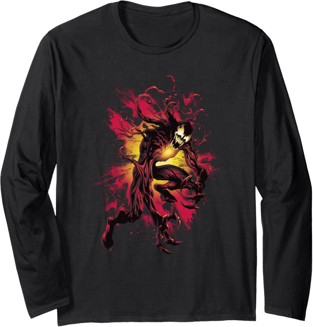 Marvel Comics Carnage Cletus Kasady Exploding Villain Langarmshirt