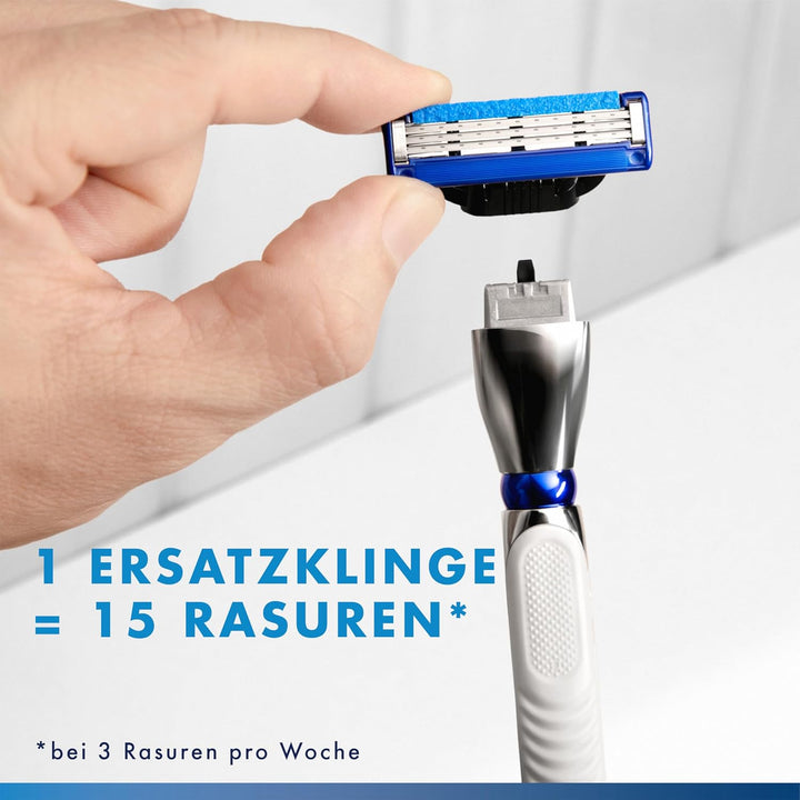 Gillette Mach3 Turbo Rasierklingen für Männer, 8 Original Gillette Ersatzklingen, Klingen für Herren