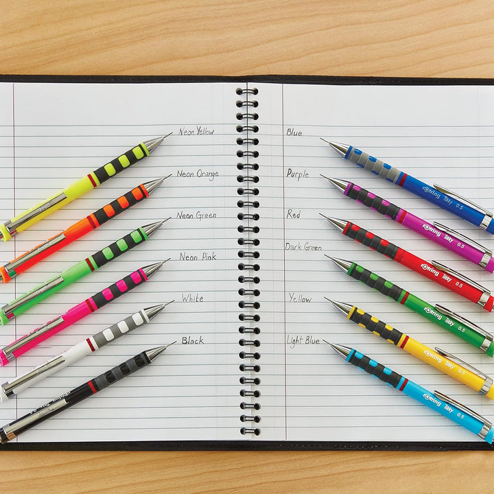 rOtring Tikky-Druckbleistift, HB 0,7 mm, blauer Schaft, 12er-Box 12er-Box HB 0.7 Wei?, 12er-Box HB 0