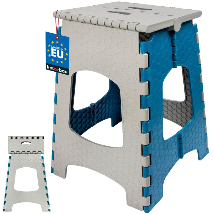 KOTARBAU® Tritthocker klappbar - 44 cm - Klappstuhl - Sitzhocker - Klapphocker - rutschfest & Stands