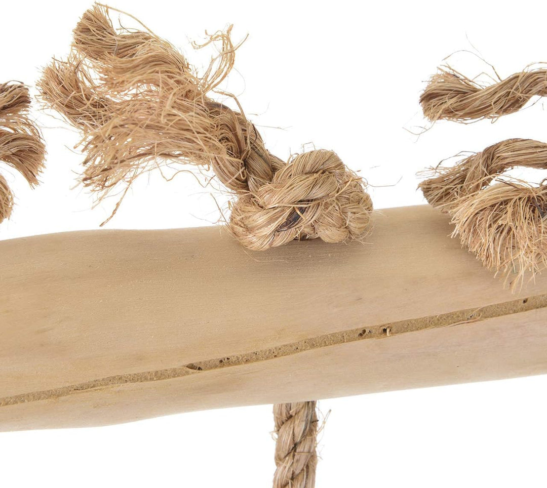 Java | Riesiges Netz XXL aus Sisal für Papageien mit Kaffeeholz Kletternetz