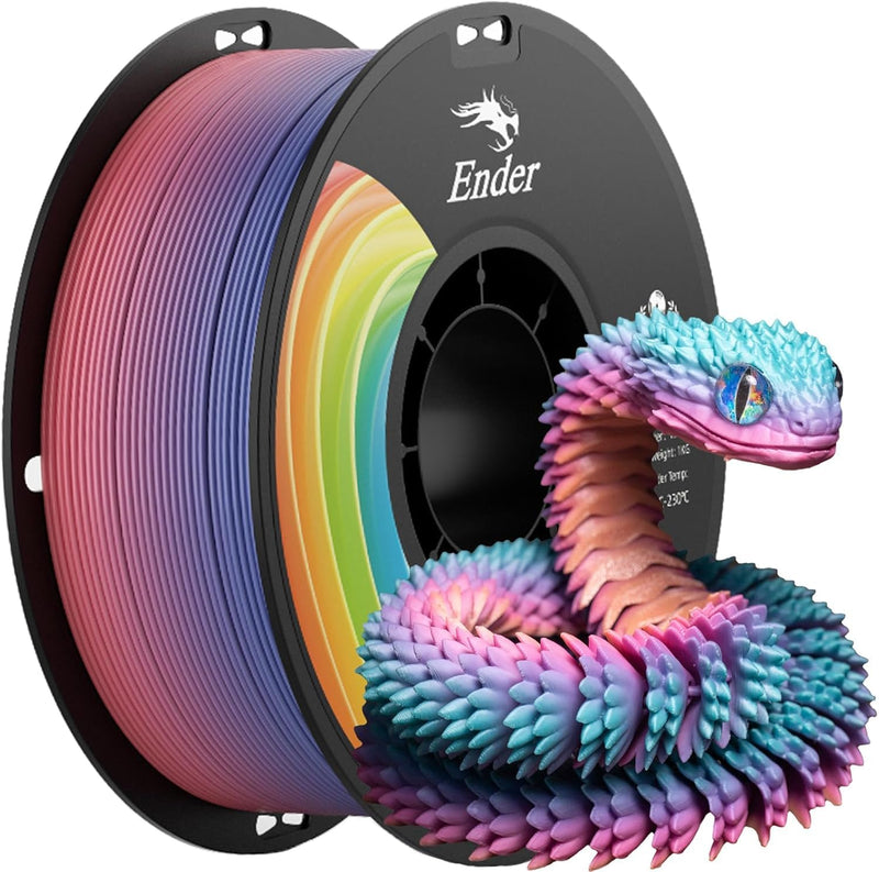 Creality Ender PLA+ Filament für 3D-Drucker, 1,75mm 3D Druck Filament, 1kg Spule, Massgenauigkeit +/