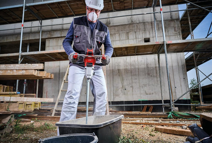 Einhell Professional Akku-Farbmörtelrührer TP-MX 18-2 Li BL Power X-Change (2-Gang-Getriebe, Brushle