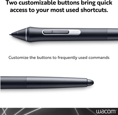 Wacom Pro Pen 2 (KP504E) - Compatible with Intuos Pro, Cintiq, Cintiq Pro & MobileStudio Pro, schwar