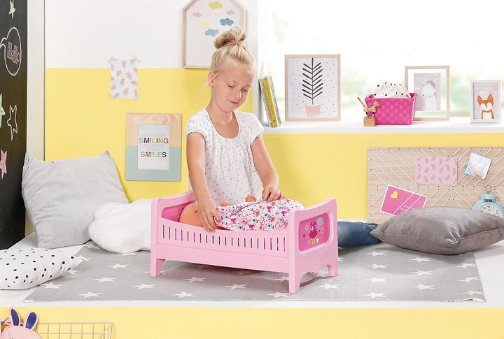 BABY born Zapf Creation 824399 Bett mit Kuschelbettzeug