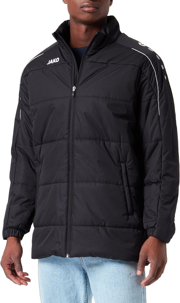 JAKO Kinder Coachjacke Classico, marine, 152, 7150 4XL Schwarz, 4XL Schwarz