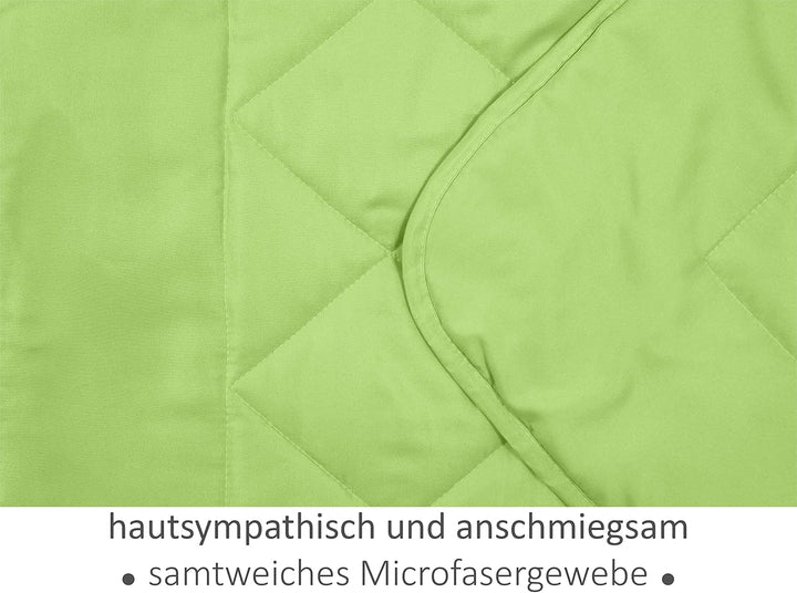 npluseins Sommerdecke 135x200 cm - dünne und leichte Bettdecke für den Sommer – Kühl schlafen – idea