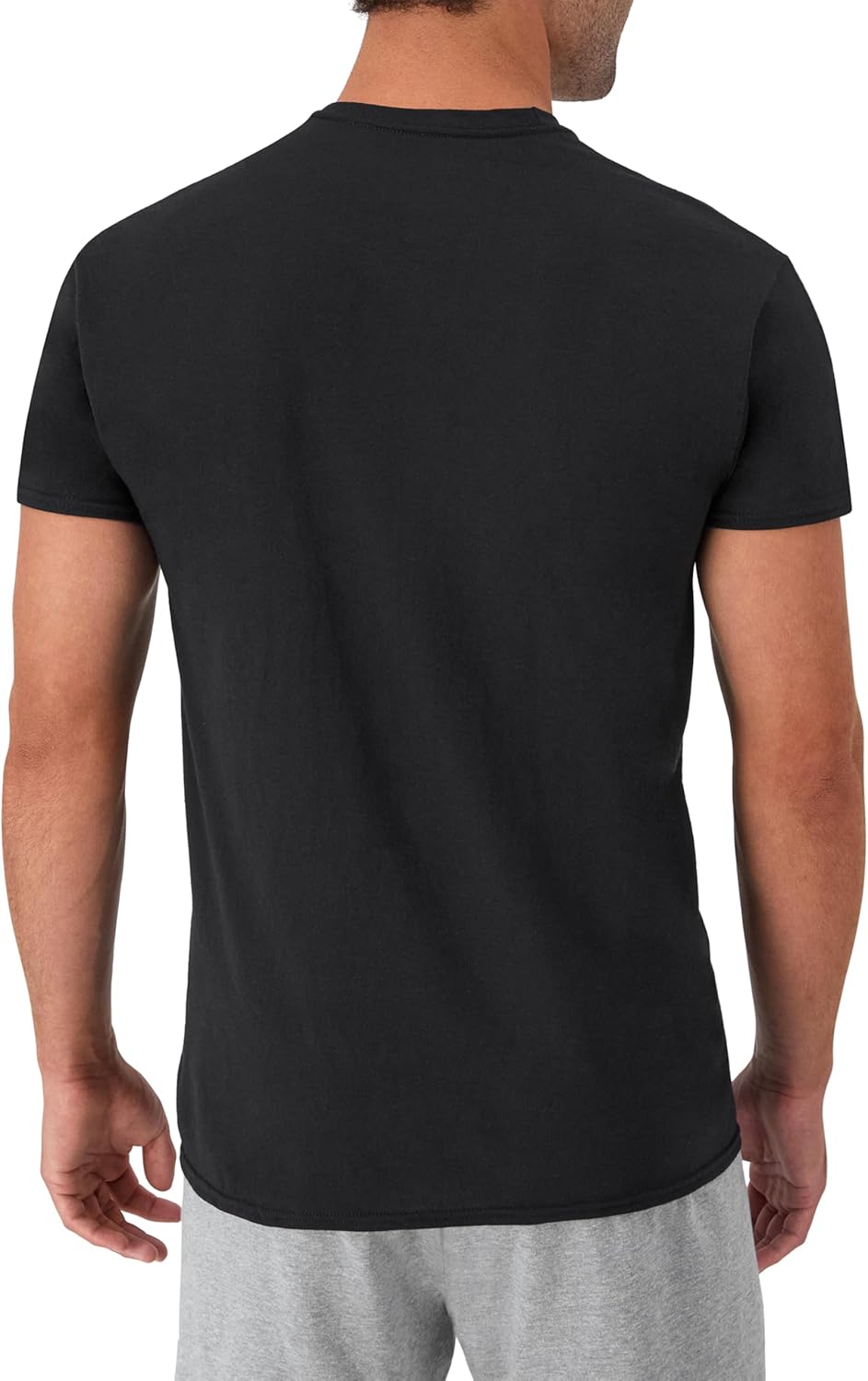 Hanes Men's Men's Cotton Undershirt, Moisture-Wicking Crew Tee Undershirts, Multi-Packs Available 2-